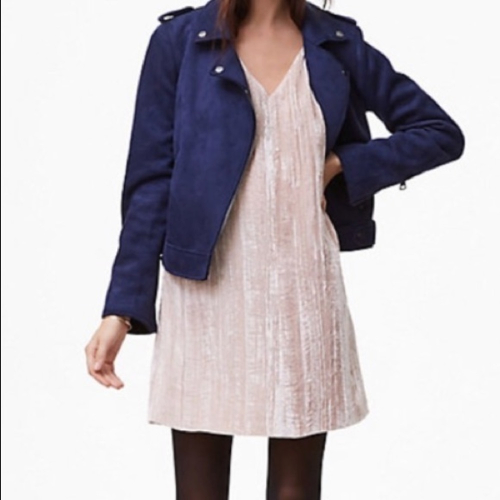 Crushed velvet dress